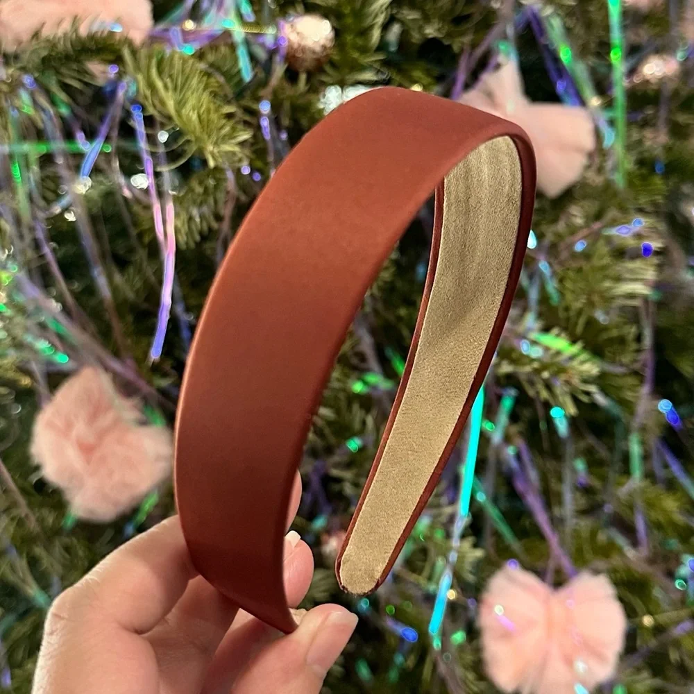 Rust Orange Brown Neutral Versatile Flat Headband